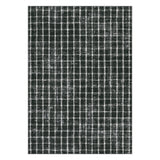 Garvee Modern Checkered Area Rug - Washable, Non-Slip, Low Pile, Ultra-Soft, Mark-Resistant Geometric Carpet for Living Room, Bedroom, Kitchen, Entryway - Black, 3x5ft (91x152cm) - Green