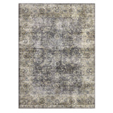 Garvee Washable Vintage Floral Area Rug – Ultra Soft, Non-Slip, Store Resistant Carpet for Living Room, Bedroom, Dining Room – Boho Classic Decor, Large 9x12ft – Brown, United States