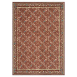 Garvee Washable 8x10 Modern Area Rug for Living Room, Bedroom or Dining Room - Low Pile Floral & Geometric Carpet - Non-Slip, Mark Resistant, Soft, Durable, Collapsible Floor Mat - Tao Hong, Size: 8x10ft (244x305cm) - Black