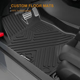 Garvee Custom Fit All Weather TPE Car Floor Mats for 2022-2025 Lexus NX 200t/250/300/300h/350/350h (Excludes Hybrid/Prime) – Anti-Skid Black Liners – Full Interior Protection – Automotive Anti-Slip Mat – Color: None