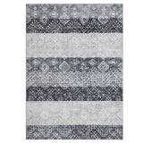 Garvee Modern Geometric Area Rug – Washable, Mark-Resistant, Low Pile Carpet – Non-Slip, Collapsible Farmhouse Decor for Living Room, Bedroom, Dining – Grey, 9x12ft (274x366cm) - Grey