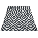 Garvee Modern North African Geometric Washable Area Rug – Low Pile, Non-Slip, Mark Resistant, Soft Carpet for Living Room, Bedroom, Nursery, Office – Black Tone, 9x12ft, USA
