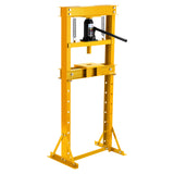Garvee Heavy Duty 12 Ton H-Frame Hydraulic Shop Press - Adjustable Work Table, 2 Press Plates, Overload Protection - For Metal Bending, Straightening, Automotive Repair, Garage Use - Hydraulic Power Equipment - Yellow (same crane) jack black, others all - Yellow (Same Crane) Jack Black, Others All Yellow