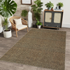 Garvee Boho Rugs 8x10 ft Washable Soft Faux Wool Area Rug Brown for Living Room Bedroom Dining Room