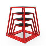 Garvee Metal Plyometric Jump Box Steel Plyometric Platform with Anti-Slip Top for Home Gym Training 12/18/24/30 Inch