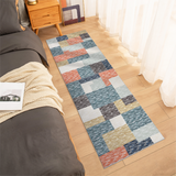 Garvee Washable Area Rugs 2x6 Modern Geometric Runner Rugs Non-Slip Backing Multi Color - Basketball Lottery